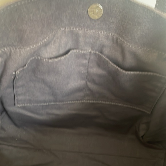 M.I.L.A (Made in Los Angeles) Luxury Tote Bag- Suede- Gray - Picture 6 of 13